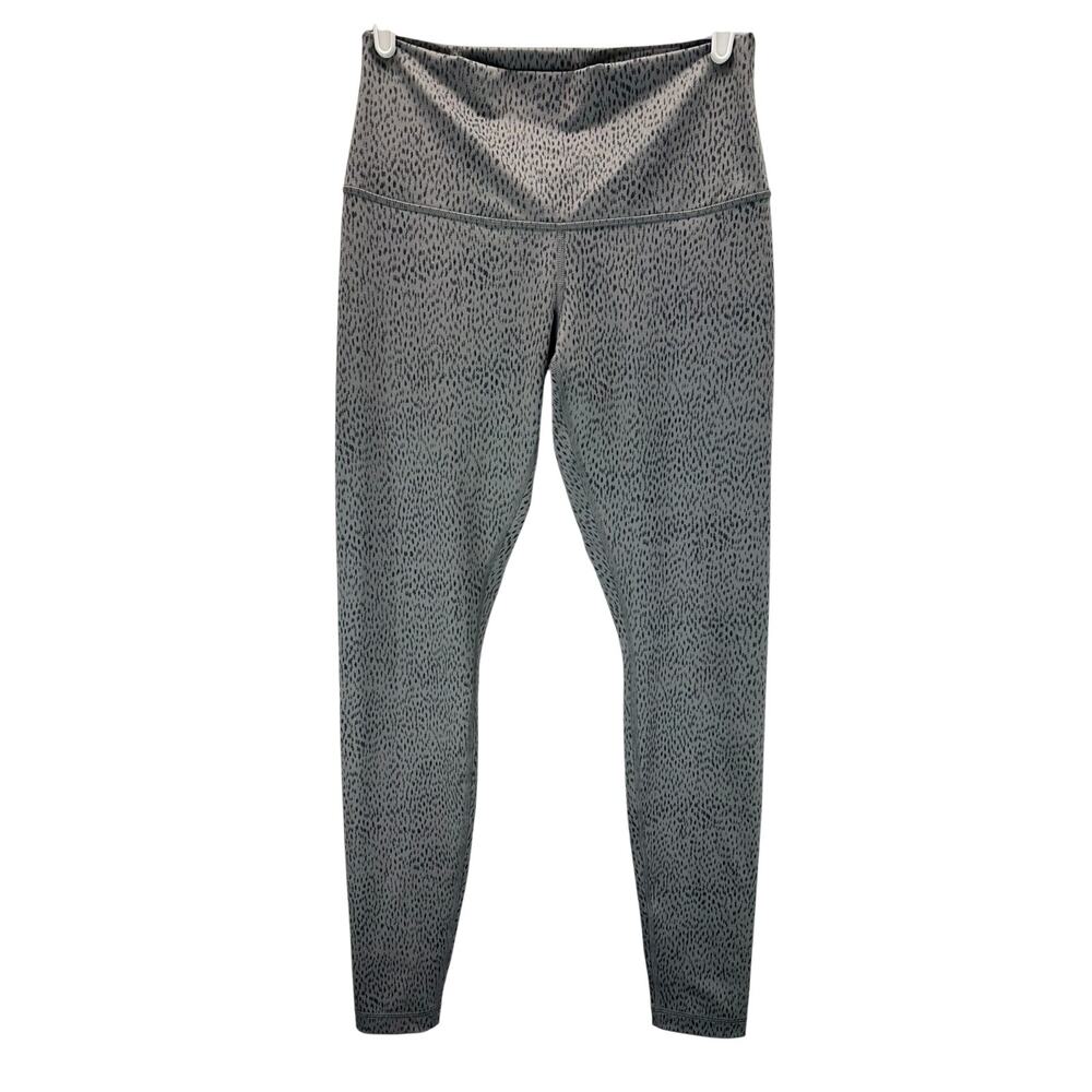 Lululemon Wunder Under Pant Roll Down Gray 10
